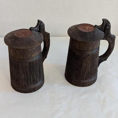 Wooden Mugs "Chris" "John"