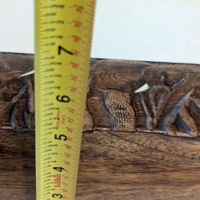 Carved Elephant Wooden Box