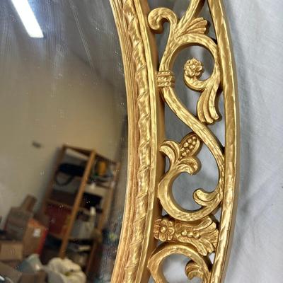 Syroco Mid century mirror Gold hanging