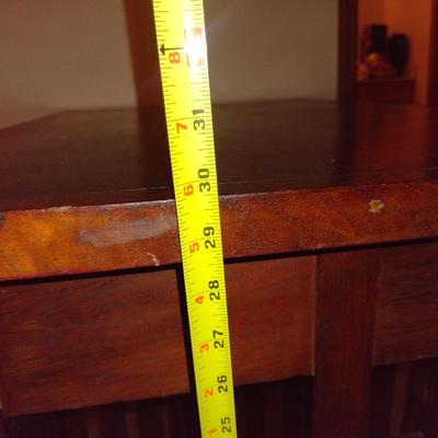 Vintage Solid Wood Arts And Crafts Desk