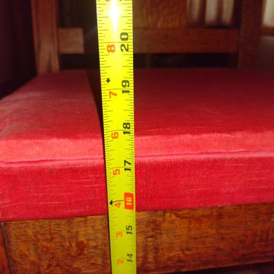 Rare Roycroft Antique Tiger Oak Grove Park Inn Mission Design Chair