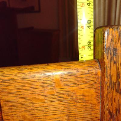 Rare Roycroft Antique Tiger Oak Grove Park Inn Mission Design Chair