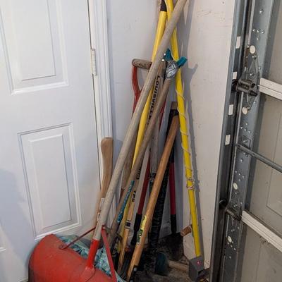 Assortment Of Garden Tools Snow Shovel
