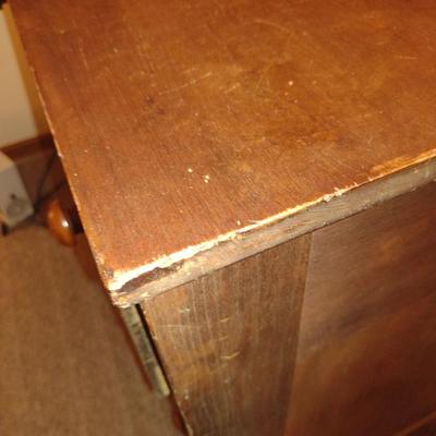 Vintage Solid Wood Four Drawer Dresser