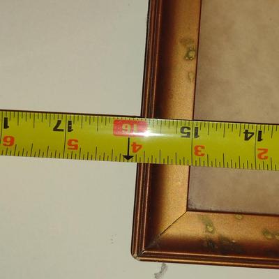 Framed Architectural Design Print- Approx 19 1/2" x 16"