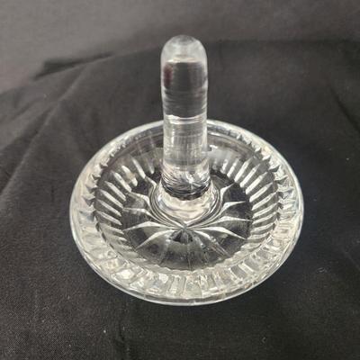 Lot of Waterford Crystal Salt Pepper Ring Holder Egg