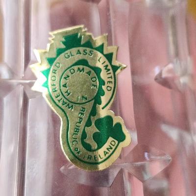 Lot of Waterford Crystal Salt Pepper Ring Holder Egg