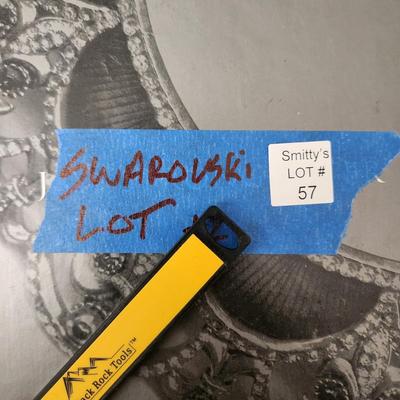 Lot of Swarovski Crystal Swans Owl Egg Houses Paperweight