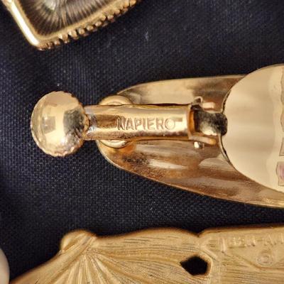 Jewelry Lot Necklaces Earrings Trifari Brighton Ben-Amun Napier Monet