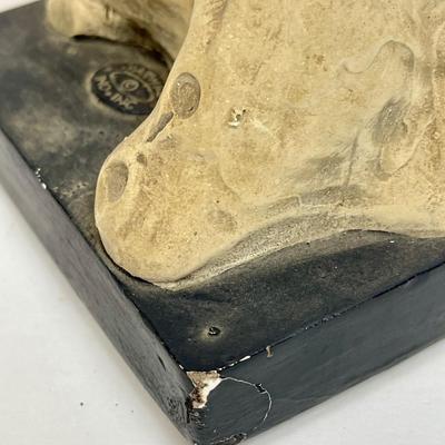 Vintage Marwal Resin Owl Statue Figurine