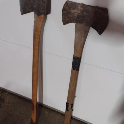 Pair of Long Handled Axes