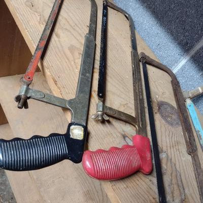 Assortment of Hack Saws