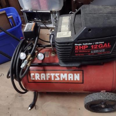 Craftsman 2HP 12 Gallon Air Compressor (B)