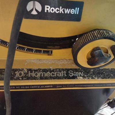Rockwell Homecraft 10" Table Saw (B)