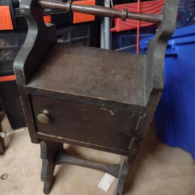 Antique Walnut Tobacco Stand (B)