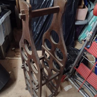 Solid Wood Wine Rack
