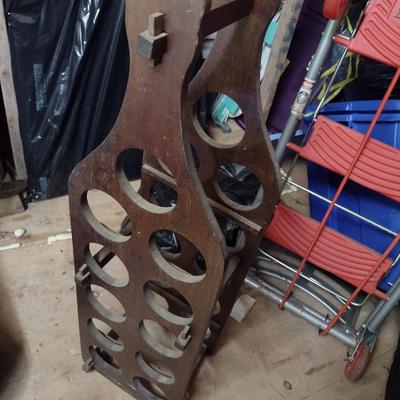 Solid Wood Wine Rack