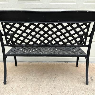 Outdoor Metal Bench