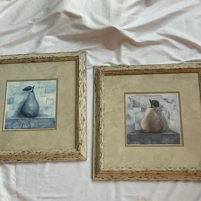 Lot# 178 Pair of Framed Pear Prints