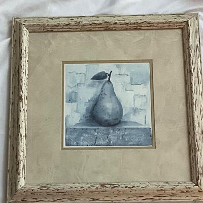 Lot# 178 Pair of Framed Pear Prints