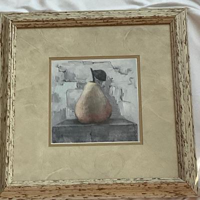 Lot# 178 Pair of Framed Pear Prints