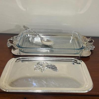 GODINGER Silver Plated Oblong Casserole