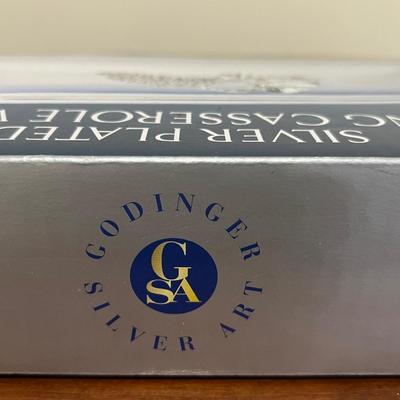 GODINGER Silver Plated Oblong Casserole