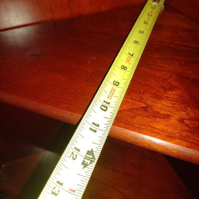 Solid Cherry Wood Corner Book Stand