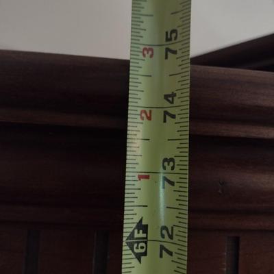 Solid Cherry Wood Corner Book Stand