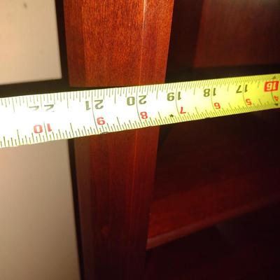 Solid Cherry Wood Corner Book Stand