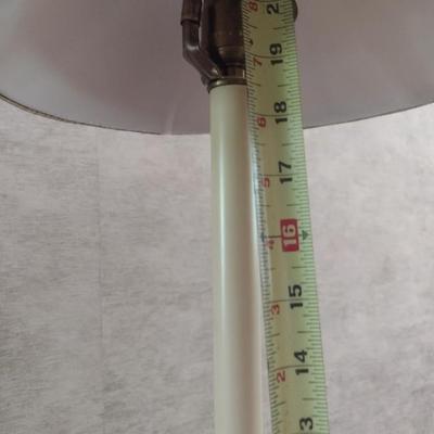 Porcelain Base Candle Stick Table Lamp