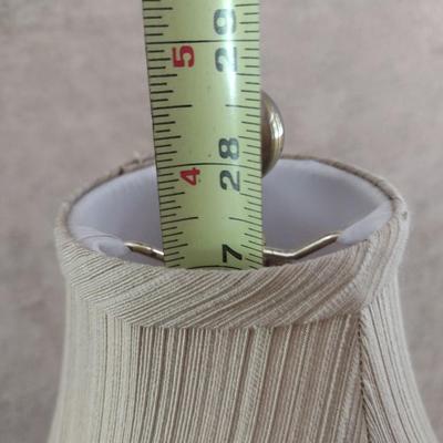 Porcelain Base Candle Stick Table Lamp