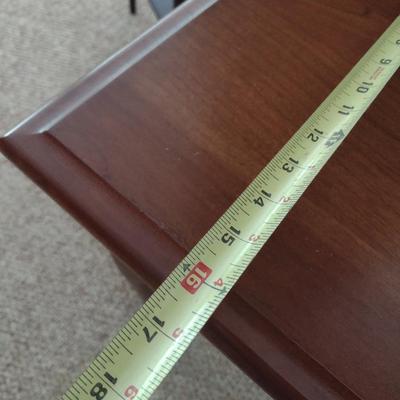 Cherry Wood Double Drawer Console Foyer Table