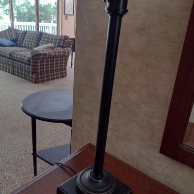 Metal Post Table Lamp