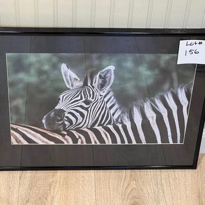 Lot# 156 Framed Ernie Swanson Stripes Photograph