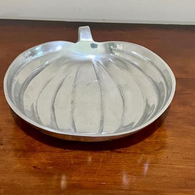 PEWTER Embossed Plater & Trays