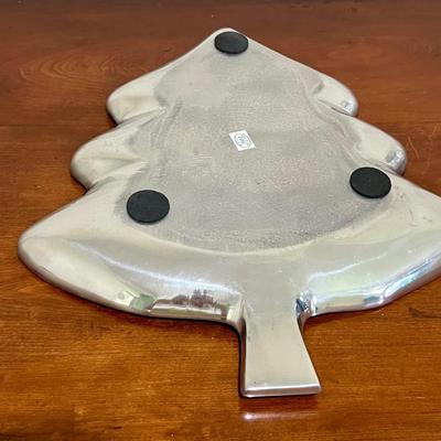 PEWTER Embossed Plater & Trays