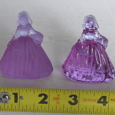 Boyd Glass Dolls, Satin and Transparent Violet Color