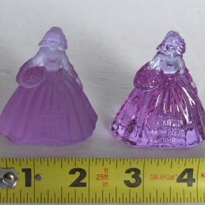 Boyd Glass Dolls, Satin and Transparent Violet Color