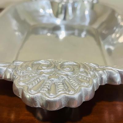 PEWTER Marked Serving dishes