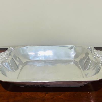 PEWTER Marked Serving dishes