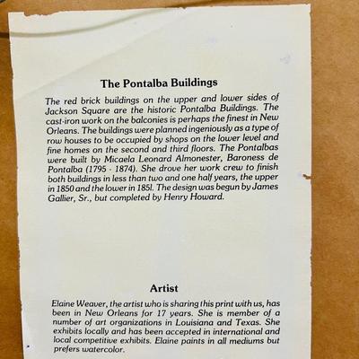 NEW ORLEANS Signed & Numbered Art By Weaver