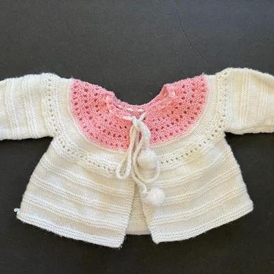 5 Knit 18"-24" Vintage Doll Sweaters