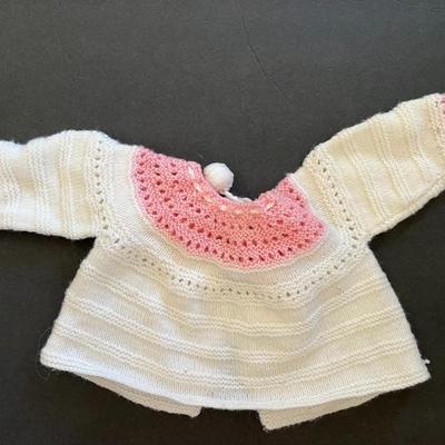 5 Knit 18"-24" Vintage Doll Sweaters