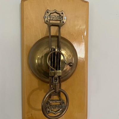 Vintage Brass Trolly/Tram Bell St. Louis Cable Car Co.