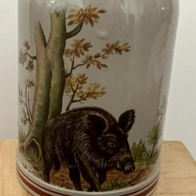 Six Werner Corzelius German Stoneware Beer Mug Tankard Steins