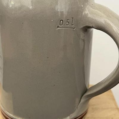 Six Werner Corzelius German Stoneware Beer Mug Tankard Steins