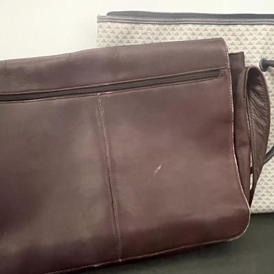 Genuine Leather Columbian Satchel & Liz Clairborne Laptop Bag