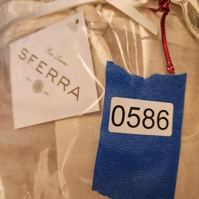 Sferra Italy Fine Linens Plush Throw 50x70 Sand