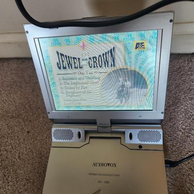 Audiovox Portable DVD CD Player DV-1680 Tested works fine